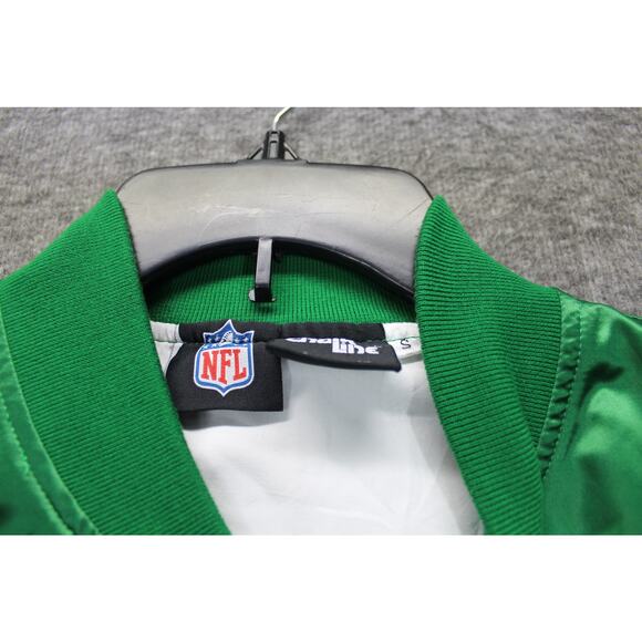 Men's Small Chalk Line Kelly Green Philadelphia Eagles Satin Jacket - Picture 3 of 6